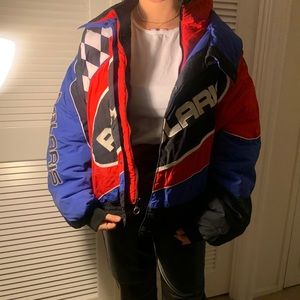 VINTAGE men’s polaris snowmobile puffer jacket